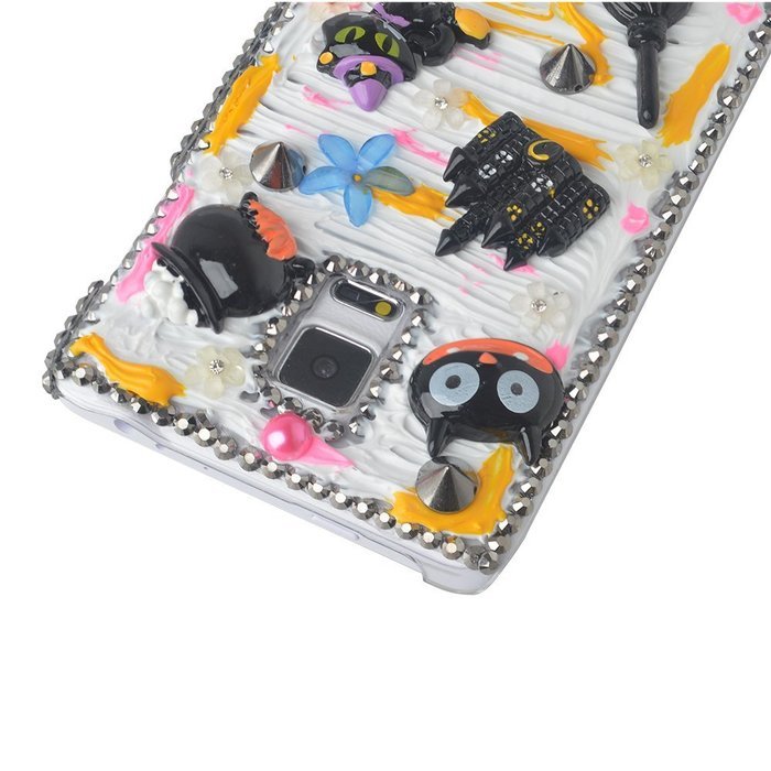 Spritech(TM) 3D Handmade Crystal Phone Case for Samsung Galaxy S5 I9600,Helloween Style Monster Haunted House...