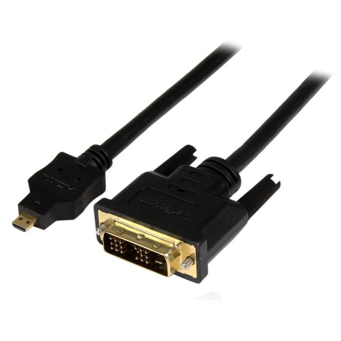 Startech HDDDVIMM1M Micro HDMI (male) to DVI-D(male) Cable (3 Feet) N6