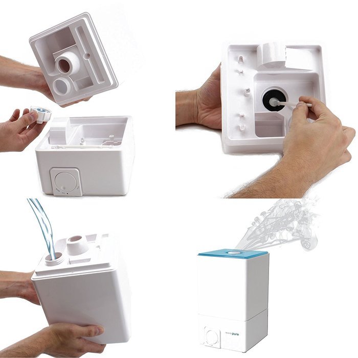 [SALE] InvisiPure Sky Cool Mist Ultrasonic Humidifier - New Japanese Motor for Improved Mist Output, Automatic...