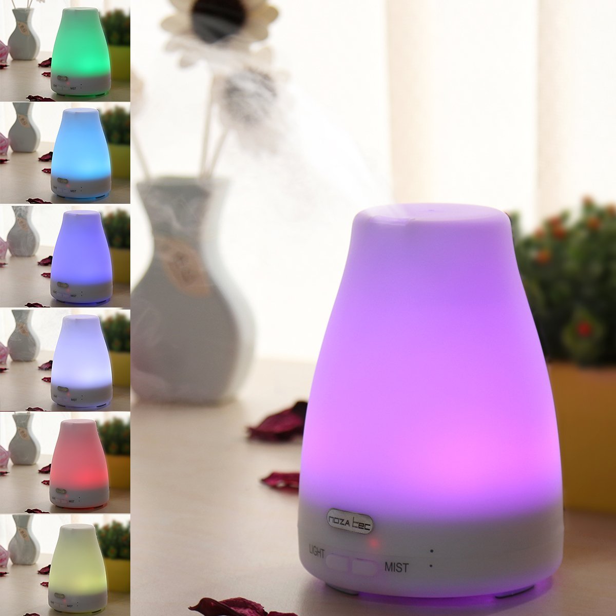 7 Colors Aromatherapy Essential Oil Diffuser - 100 Milliliter ...