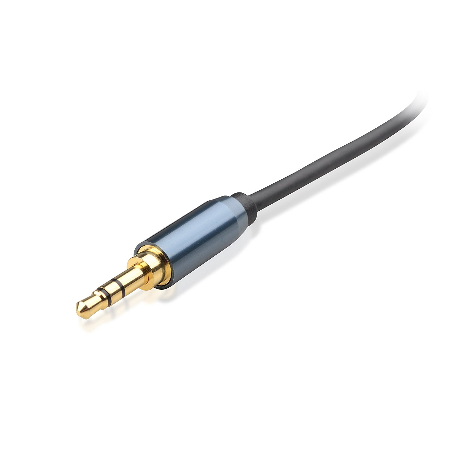 Cable Matters Pack Gold Plated Mm Stereo Audio Cable In Black