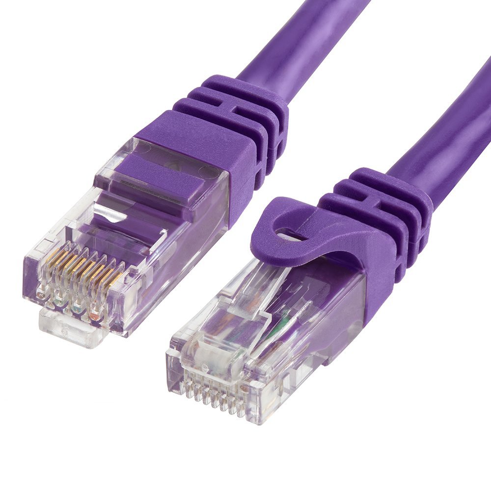 Cmple - CAT 6 500MHz UTP ETHERNET LAN NETWORK CABLE - 100 FT Gray N84 ...