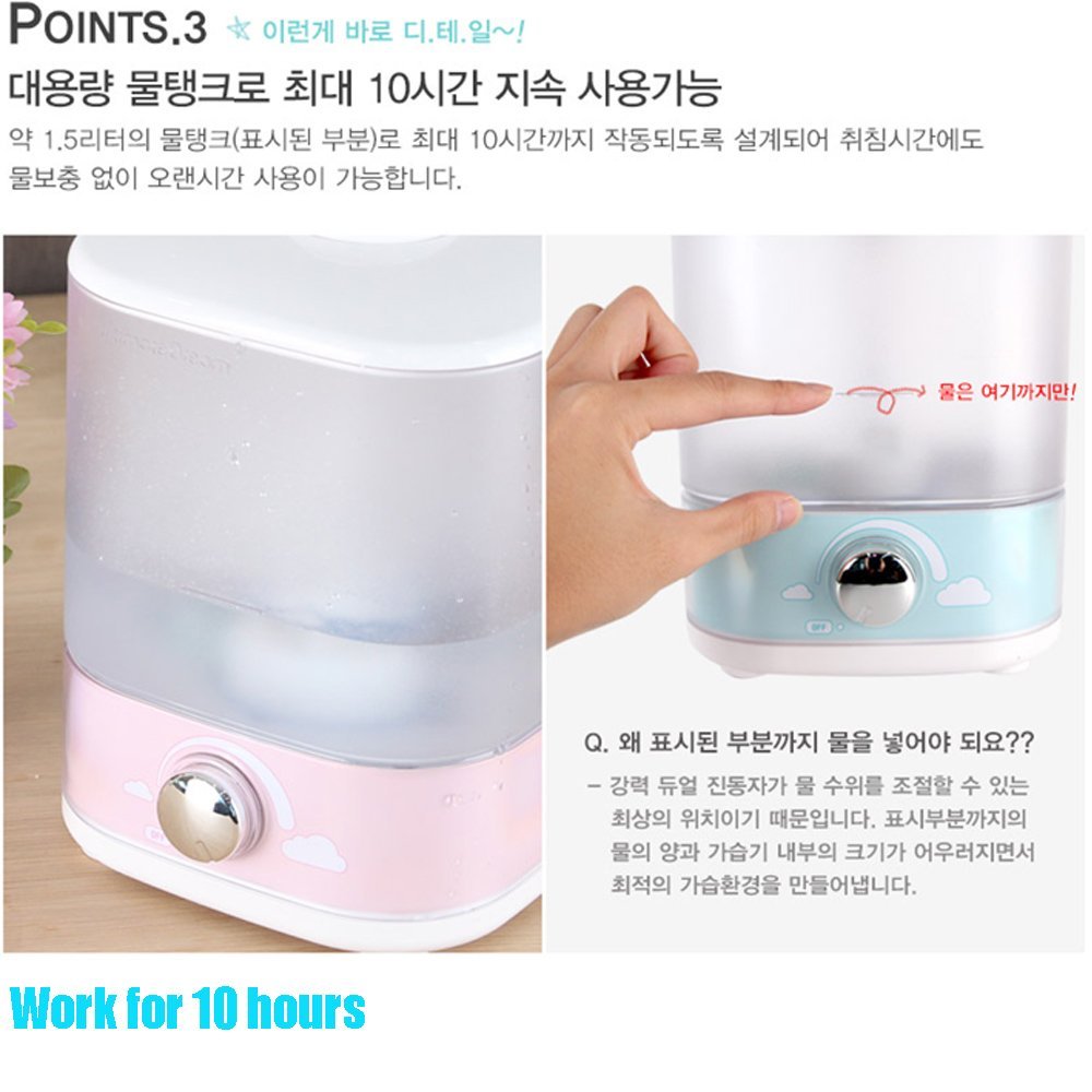 UD Ultimate Dream Hygienic Dual Humidifier, 1.21.5L (Mint) free image