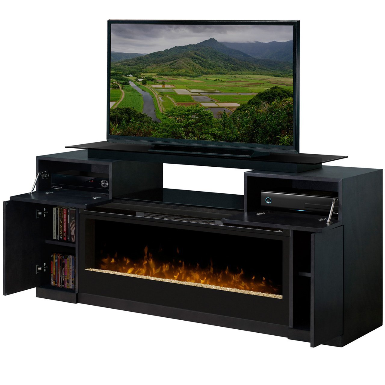 Dimplex Concord 73'' TV Stand with Electric Fireplace N2 free image