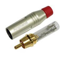 3 Foot RCA Cable Pair - Made with Mogami 2964 High-Definition Audio Interconnect Cable and Amphenol ACPR Die-Cast... N4