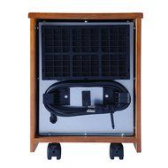 Electric Space Heater Infrared Heat 1500 Watt Portable Color Oak Heats up to 1000 Sf