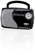 Weather X WR282B Portable NOAA Weather Band and AM/FM Radio - Black N3
