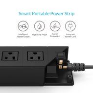 ORICO Home/office 6-Outlet Surge Protector Power Strip 5ft Power Cord with 5 Port 40W USB Charger,1700 Joule -... N19