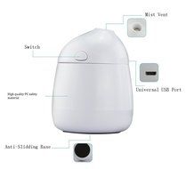 Jhua Mini USB Humidifier Personal Portable Travel Ultrasonic Cool Mist Water Humidifier USB Air Purifier Small... N3