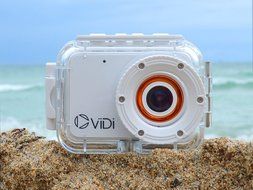 ViDi Waterproof LCD 1080P Action Camera with 4GB Memory Card, Selfie Stick, and Floating Waterproof Case N5