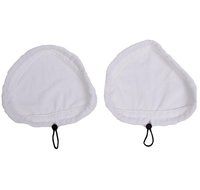 2pcs Houisehold Triangle Washable Microfibre Steam Mop Floor Replacement Pads N2