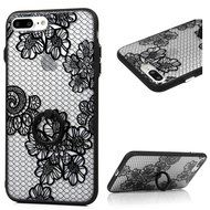 iPhone 7 Plus Case (5.5 inch) - 360 Degree Rotating Ring Holder Kickstand Shockproof Soft TPU Skin Bumper Frame... N6