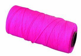 Bon 11-883 18 No.500-Feet EZC Bricklayers Braided Nylon Line, Neon Pink by BON