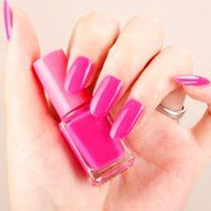 Spritech(TM) 2Pcs Water-based Nail Polish Lacquer Glitter Gradient Set Free Nail Art Decoration Deep Red