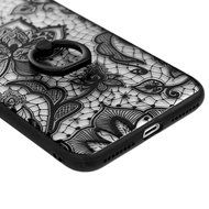 iPhone 7 Plus Case (5.5 inch) - 360 Degree Rotating Ring Holder Kickstand Shockproof Soft TPU Skin Bumper Frame... N9