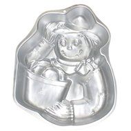 Wilton Scarecrow Fall Autumn Thanksgiving / Halloween Witch / Gardener Cake Pan (2105-2001, 1998) Retired N2