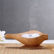 BEW Aromatherapy Diffuser,Wood Grain Cool Mist Ultrasonic Humidifier for Office Home Bedroom Living Room Study... N5