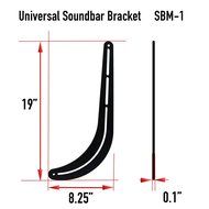 AVX Audio Universal Soundbar Bracket - part # 104-1550