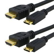 Fosmon (2 Packs - 15 Feet) Gold Plated High Speed Mini HDMI (Type C) to HDMI Cable - Supports Ethernet | 1080p... N2