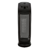1500W Oscillating Ceramic Tower Heater in Black (Ceramic Tower)