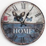 MuLuo Round Living room wall watch wooden hanging clocks wood for bedroom office A N4