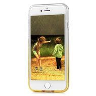 iPhone 7 Case (4.7 inch) - 3 in 1 High Protection Shockproof Soft TPU Rubber Outer Case + Shiny Sparkling PVC... N21