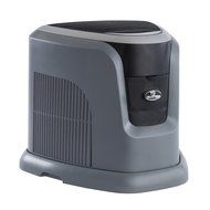 AIRCARE EA1201 Digital Whole-House Console-Style Evaporative Humidifier, Mini, Silver and Black Design