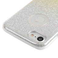 iPhone 7 Case (4.7 inch) - 3 in 1 High Protection Shockproof Soft TPU Rubber Outer Case + Shiny Sparkling PVC... N22