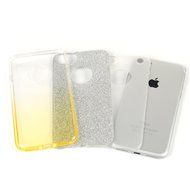 iPhone 7 Case (4.7 inch) - 3 in 1 High Protection Shockproof Soft TPU Rubber Outer Case + Shiny Sparkling PVC... N23