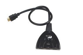 AMASKY Mini HDMI Switcher, 3-In 1-Out (HDMI V1.4) 0f Auto Switch Splitter Cable N3
