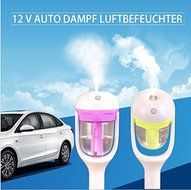JCare 12V Car Steam Air Humidifier Aroma Diffuser Mini Air Purifier Aromatherapy Essential Oil Diffuser Portable...
