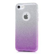 iPhone 7 Case (4.7 inch) - 3 in 1 High Protection Shockproof Soft TPU Rubber Outer Case + Shiny Sparkling PVC... N26