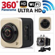 TURNMEON WiFi 360 Degree Panoramic Camera 1920&times;1080 30fps Wireless 360 Lens Action Sports VR Mode 3D Panorama... N4