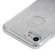 iPhone 7 Case (4.7 inch) - 3 in 1 High Protection Shockproof Soft TPU Rubber Outer Case + Shiny Sparkling PVC... N33