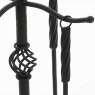 Black Color Bennington Fireplace Tool Set Represents A Durable Value For A Functional Purpose Set Comes Complete... N5