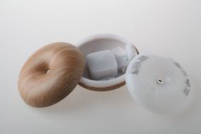 BEW Aromatherapy Diffuser,Wood Grain Cool Mist Ultrasonic Humidifier for Office Home Bedroom Living Room Study... N13