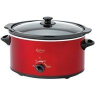 New BETTY CROCKER BC-1544C 5-Quart Oval Slow Cooker with Travel Bag