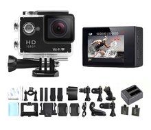 dOvOb SJ4000 Wifi 2.0 Inch Full HD 1080P 12MP Waterproof Action Camera (Black) with Battery Charger and 2 Batteries N6