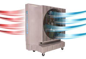 COOL-SPACE CS5-48-2B Two Speed Portable Evaporative Cooler, 48-Inch