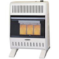 Sure Heat IWH26IRNG 5 Ceramic Plaque IR Wall or Floor Heater with Thermostat Blower Natural Gas, 26K BTU, Beige...