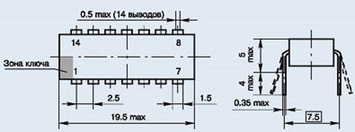 IC / Microchip KR514ID2 analogue MSD101 USSR 14 pcs