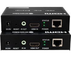 FARSTRIDER HDMI Extender over TCP/IP Ethernet Over Single Cat5e Cat6 Cable Up to 400ft(120m) with IR,1080p,3D... N3