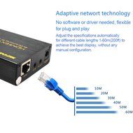Mifine HDMI Extender Over Single Cat5e/Cat6 UTP Cable up to 60m/200ft with Dual IR Control,Supports HD 1080P EDID 3D N6