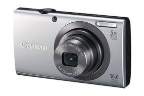 Canon PowerShot A2300 16.0 MP Digital Camera with 5x Optical Zoom (Silver) N12