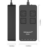 Zettaguard Mini 2-Outlet Travel Power Strip / Surge Protector with USB Charger / USB Charging Station (5-Port... N25