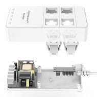Zettaguard Mini 2-Outlet Travel Power Strip / Surge Protector with USB Charger / USB Charging Station (5-Port... N26