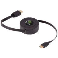 ReTrak ETCABLEHDM Retractable HDMI Cable (A to A, C, D and DVI with adapter tips) (Discontinued by Manufacturer) N4