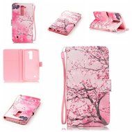 LG K7 Case,LG Tribute 5 Case,Yaheeda [3D Colored Drawing] [Flip Fit] Premium PU Leather Card-Slots Cash-Slots... N13