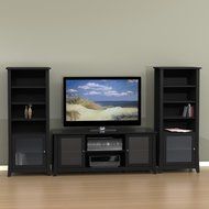 Nexera Tuxedo TV Stand 203106, 58-Inch, Black N10