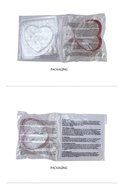 BeautyStyle Heart Shaped Cake Mold Bakeware Tinplate Pink N2